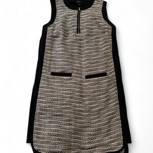 Black and white Madewell tweed dress size 2